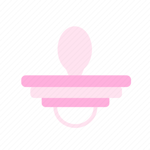 Comforter, dummy, pink, teat, baby icon - Download on Iconfinder