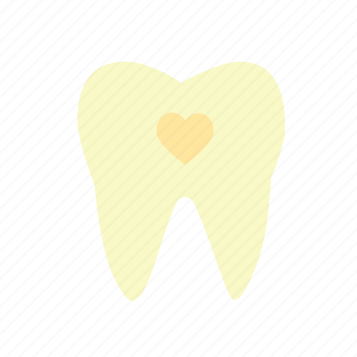 Baby teeth, tooth, tooth fairy, yellow, baby icon - Download on Iconfinder