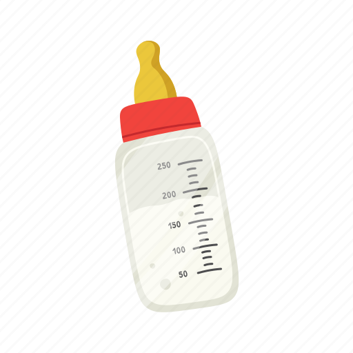 Bottle, milk, flat, icon, baby, care, newborn icon - Download on Iconfinder