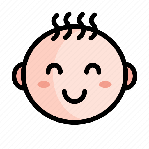 Baby, child, babies, kidscute, smile, face, emoji icon - Download on Iconfinder