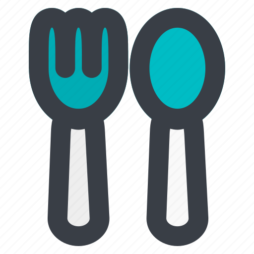 Baby, child, cook, food, fork, kid, spoon icon - Download on Iconfinder