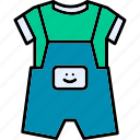 dungarees, baby, shower, basic, hipster, retro, style