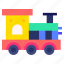 mini, train, kid, and, baby, fairground, funfair, attraction 