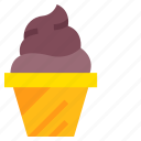 ice, cream, summer, cone, cool