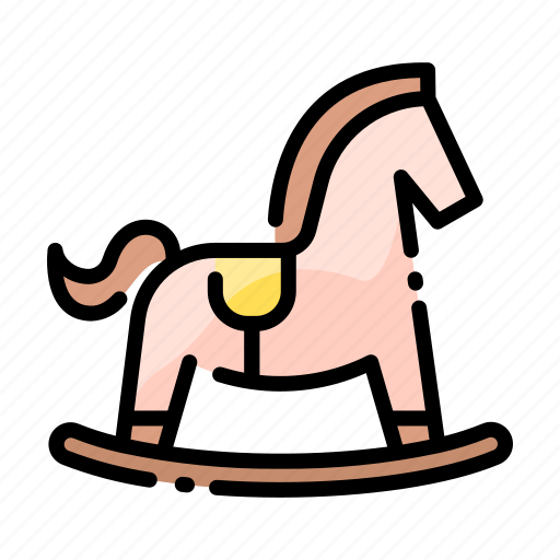 Baby, child, cute, horse, kid, rocking icon - Download on Iconfinder