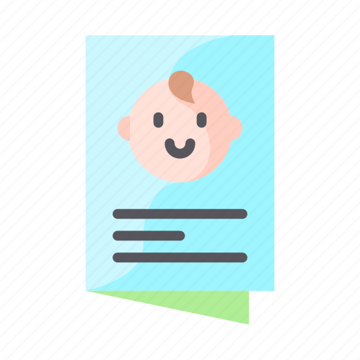 Baby, card, child, cute, invitation, kid icon - Download on Iconfinder