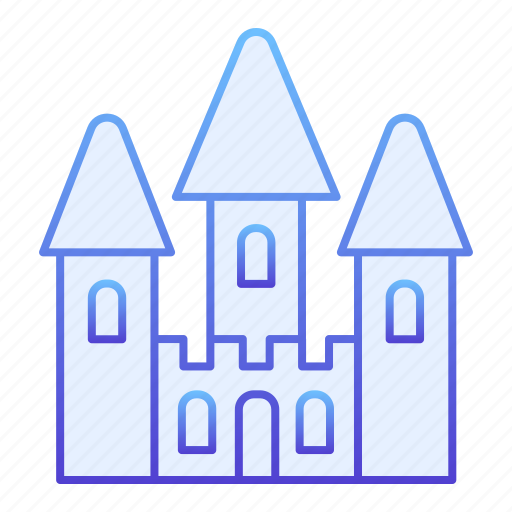 Castle, toy, child, fairytale, house, logotype, ancient icon - Download on Iconfinder