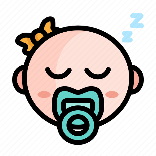 Baby, sleep, pacifier, infant, toodler, babies, kids icon - Download on Iconfinder