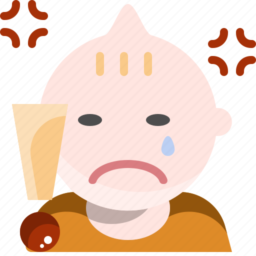 Angry, baby, cry, sad, toddler icon - Download on Iconfinder