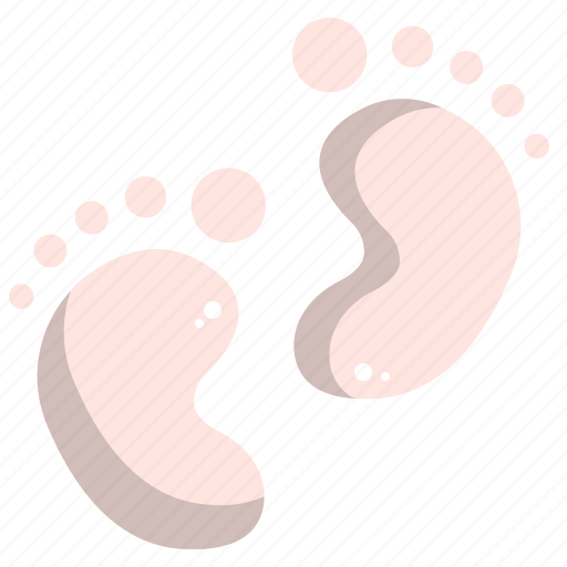 Baby, foot, footprint, infant, kid, toddler icon - Download on Iconfinder