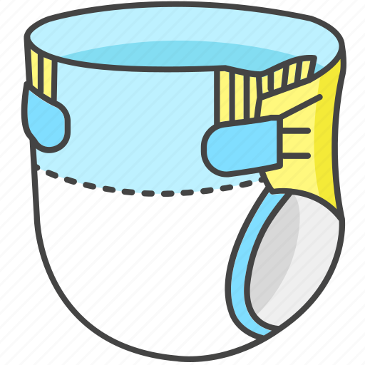 Baby Diaper Infant Nappy Toddler Icon Download On Iconfinder
