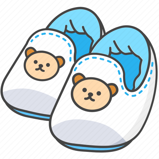 Baby, child, clothes, infant, shoes, slippers icon - Download on Iconfinder