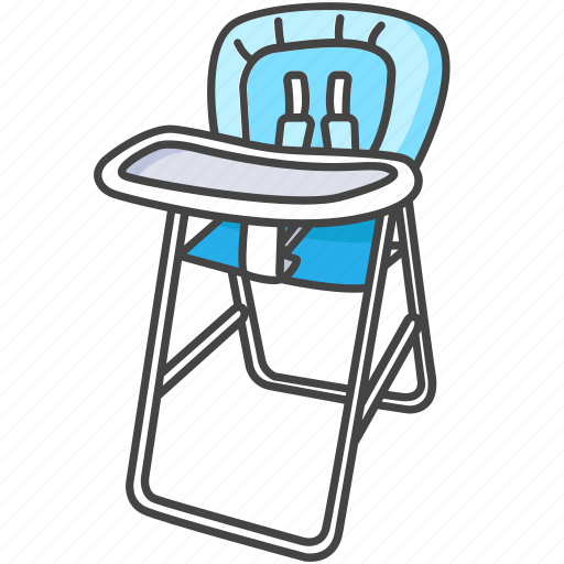 Baby, chair, child, high, highchair, infant, product icon - Download on Iconfinder