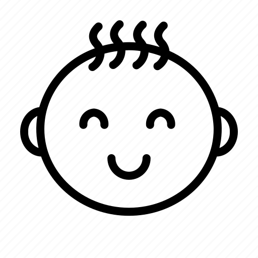 Baby, child, babies, kidscute, smile, face, emoji icon - Download on Iconfinder
