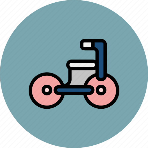 Baby, kids, small, tricycle, toy icon - Download on Iconfinder