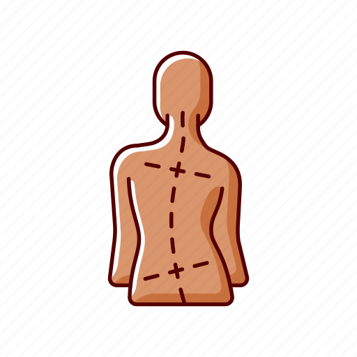 Posture, back health, spine, scoliosis icon - Download on Iconfinder