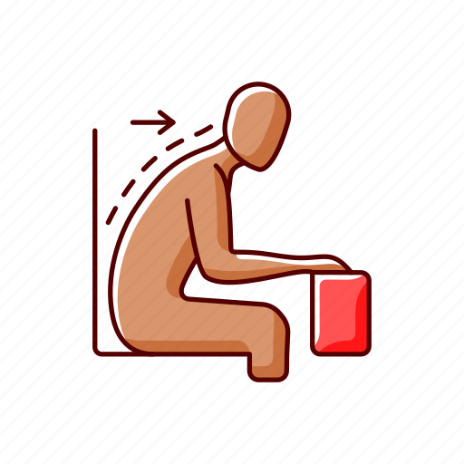 Posture, back health, workplace, spine icon - Download on Iconfinder