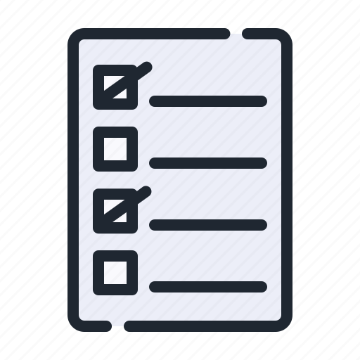 Check, document, list, menu, paper, schedule, sheet icon - Download on Iconfinder