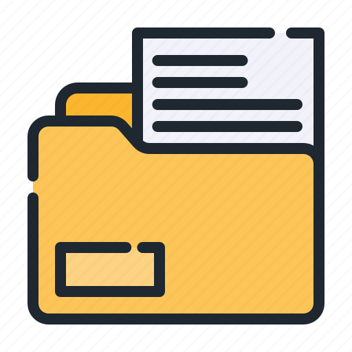 Data, document, file, folder, page, paper, paperwork icon - Download on Iconfinder