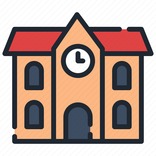 Academy, college, education, learning, school, schoolhouse, university icon - Download on Iconfinder