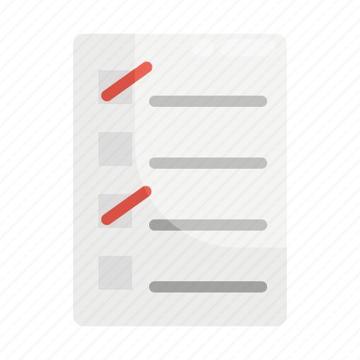 Check, document, list, menu, page, paper, schedule icon - Download on Iconfinder