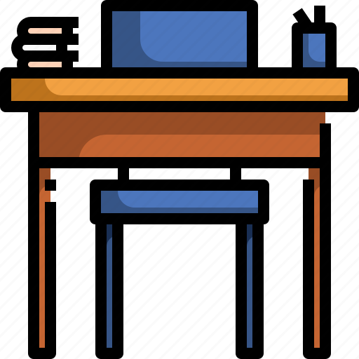 Classroom, desk, education, furniture, learning icon - Download on Iconfinder