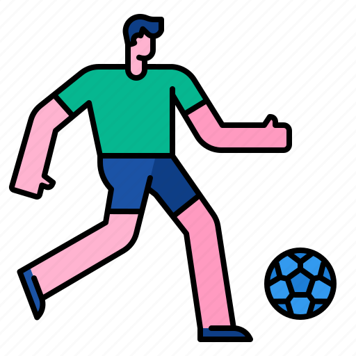 Ball, football, player, soccer, sport, sports icon - Download on Iconfinder