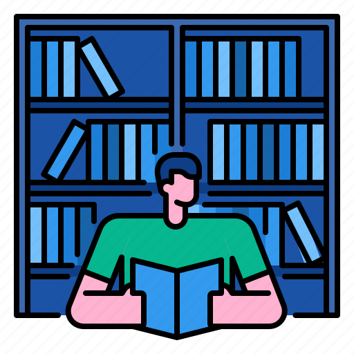 Book, bookshelf, education, knowledge, library, literature icon - Download on Iconfinder