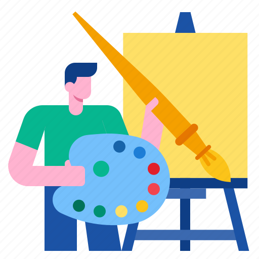 Art, artistic, drawing, paint, paintbrush, painter icon - Download on Iconfinder