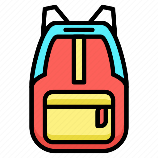 Backpack, bag, rucksack, school icon - Download on Iconfinder