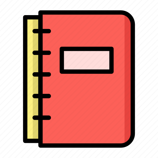 Book, note, notebook, school, writing icon - Download on Iconfinder