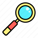 find, magnifying, search, tool