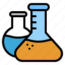 beaker, chemistry, research, school, test tube
