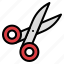 cut, scissors, sharp, shearing, tool 