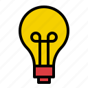 bulb, idea, light, lightbulb, school, thinking