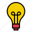 bulb, idea, light, lightbulb, school, thinking 