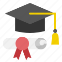 certificate, diploma, education, graduate, school