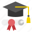 certificate, diploma, education, graduate, school 