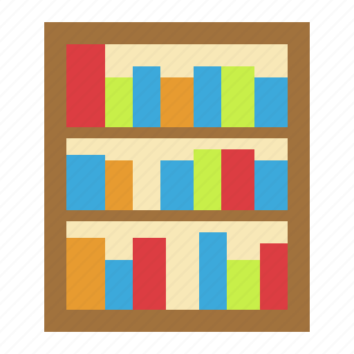 Book, bookshelf, information, library, literature, school icon - Download on Iconfinder