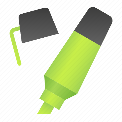 Highlight, highlighter, pen, school, writing icon - Download on Iconfinder