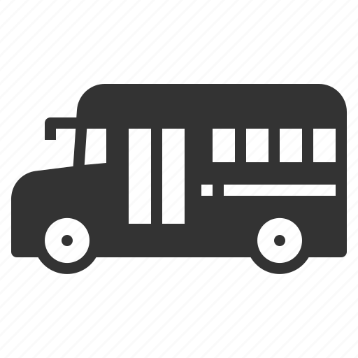 School, bus, transportation, public, transport, vehicle, truck icon - Download on Iconfinder