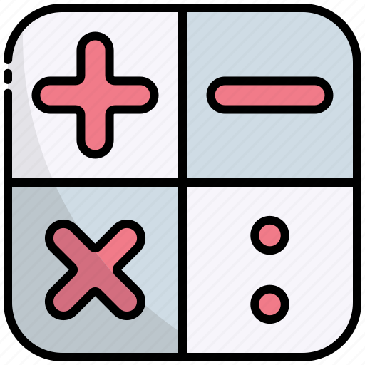 Calculator, calculation, math, mathematics, education, school, learning icon - Download on Iconfinder