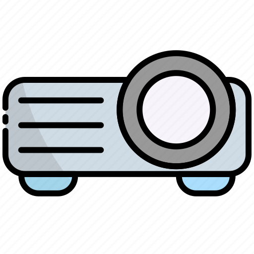Projector, presentation, device, multimedia, projection, technology, education icon - Download on Iconfinder