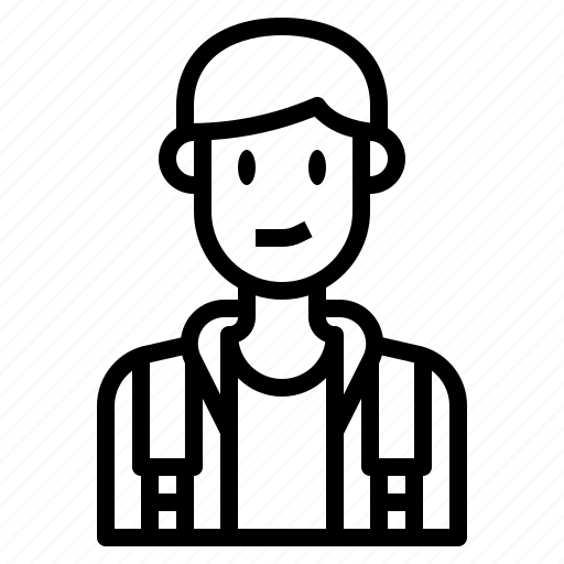 People, male, education, student, avatar, man, school icon - Download on Iconfinder