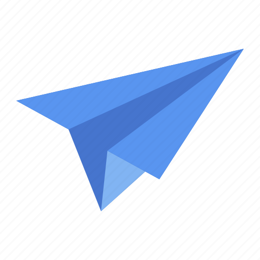 Paper, airplane, origami, aircraft, travel, send, fly0a icon - Download on Iconfinder