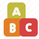 abc, block, alphabet, letter, cube