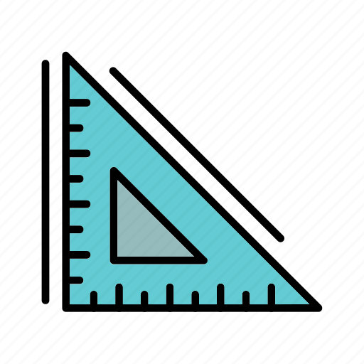 Triangular, ruler icon - Download on Iconfinder