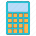 calculator, math, calculate, accounting, school, finance, money