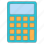 calculator, math, calculate, accounting, school, finance, money 