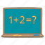 chalkboard, blackboard, school, classroom, education, learn, math 